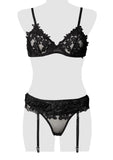 Flowers - Lace lingerie set