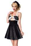 Abito Pin-Up con Scollo all'Americana