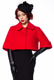 Giacca Corta Vintage in Lana rossa