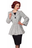 Blazer Vintage in Lana con Cintura