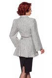 Blazer Vintage in Lana con Cintura