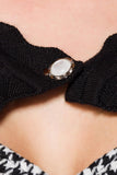 Cardigan Corto Vintage Nero - Stile Pin-up Anni '50
