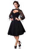 Abito in Pizzo con Scollo a Cuore