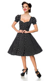 Abito a Pois con Scollo a Cuore