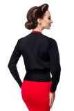 Cardigan Nero con ciliegie