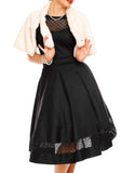 Bice - elegant 50s black dress with lace