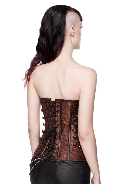 Corset en brocart - steampunk