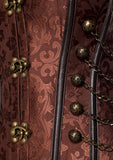Brocade corset - steampunk