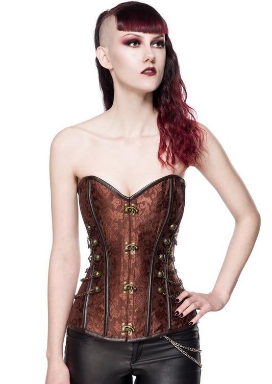 Brocade corset - steampunk