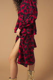 Hearts and Thorns - Red and black flounced dress