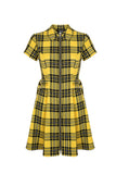 Irene - abito punk rock scozzese limone