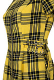 Irene - abito punk rock scozzese limone