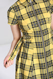 Irene - abito punk rock scozzese limone