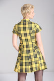 Irene - abito punk rock scozzese limone