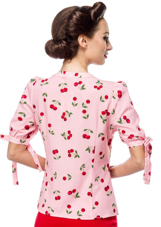 Cherry Pink - 50s blouse