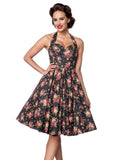 Eleonora - Retro 50s floral dress with bodice