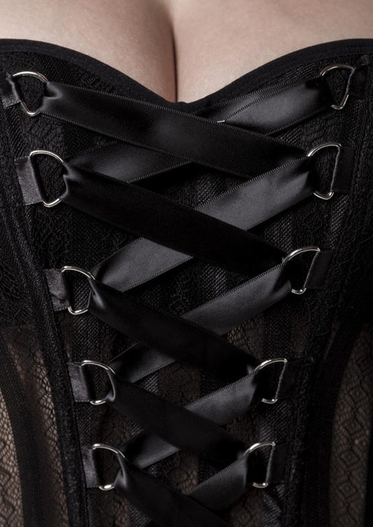 Rose - Set di lingerie con corsetto