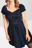 Giselle - pin-up rock dress with braided laces
