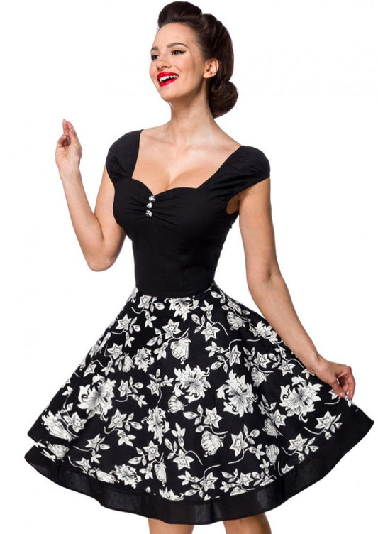 Odette - 50s retro floral dress