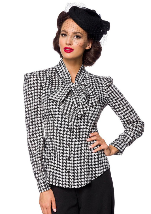 Houndstooth - 50s blouse