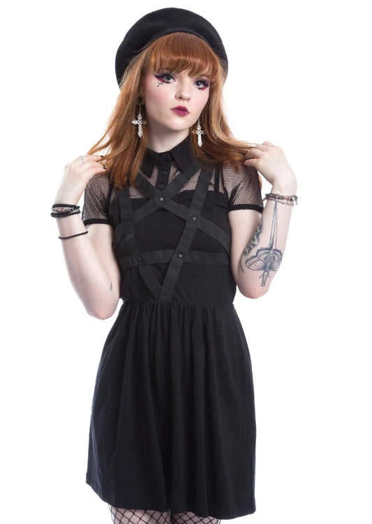 Hecate - black dress with pentacle